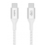 Belkin CAB015bt1MWH BoostCharge USB-C® 至 USB-C 240W 充電線 (白色) (1米)